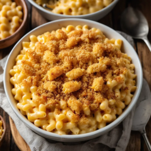 Creamy Mac and Cheese with a Crispy Topping