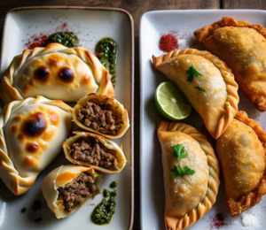 Argentina and Venezuela empanadas comparison.