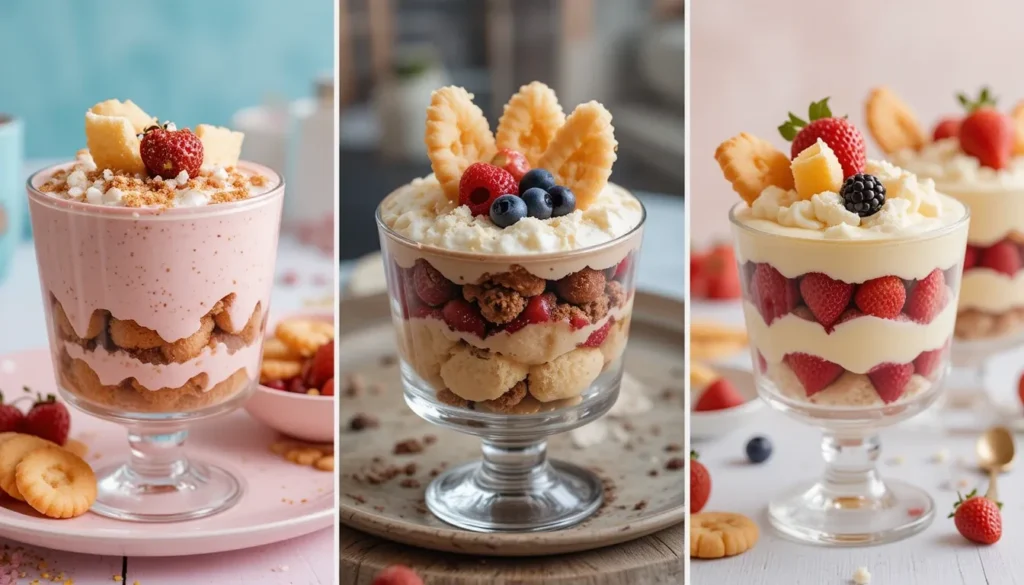 Where Did Lady Finger Cookies Originate? 3 Assortment of desserts made with ladyfingers, including tiramisu and charlotte.