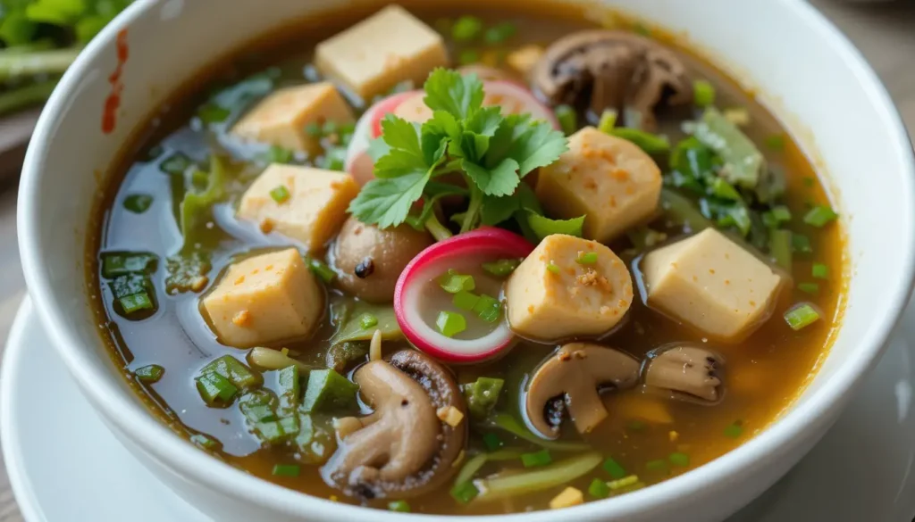 Is Filipino Sinigang Healthy? 4 A vegan sinigang variation with tofu and extra vegetables.