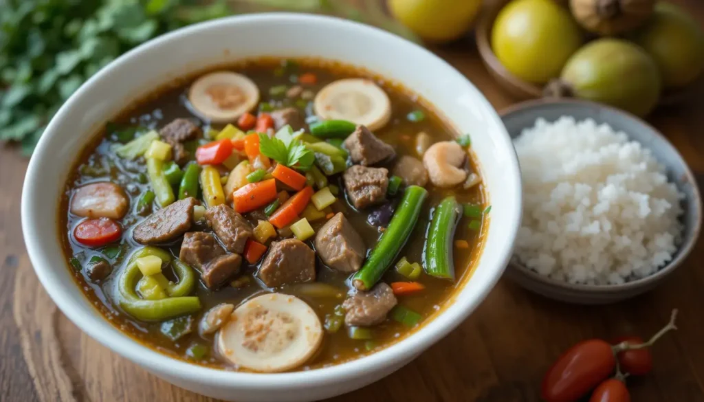 Is Filipino Sinigang Healthy? 5 Sinigang made with natural tamarind and fresh spices. for people asking Is Filipino Sinigang Healthy