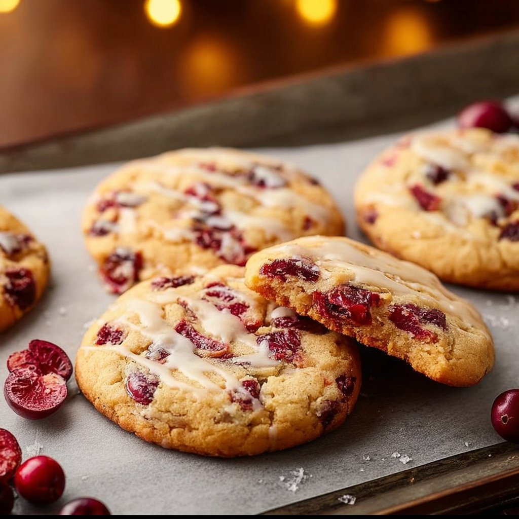 Chewy Christmas Cranberry Orange Cookies 4 Chewy Christmas Cranberry Orange Cookies