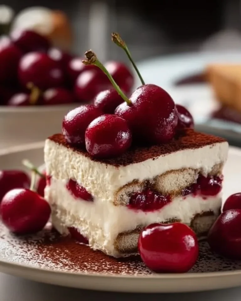 Cherry Amaretto Tiramisu 3 Cherry Amaretto Tiramisu