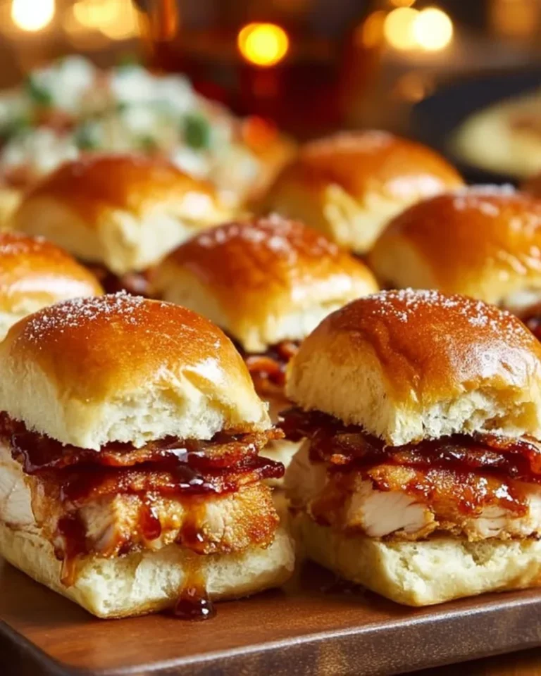 Chicken Bacon Ranch Sliders