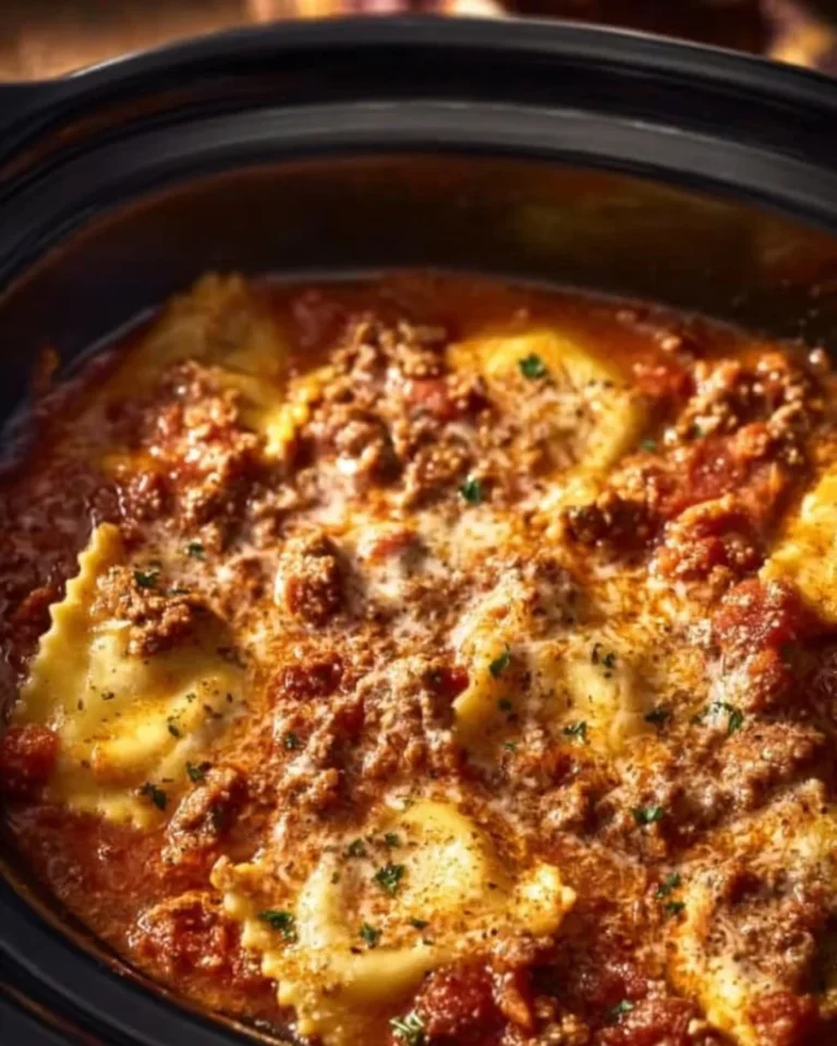 Crockpot Ravioli Lasagna: A Hands-Off, Flavor-Packed Comfort Food Masterpiece