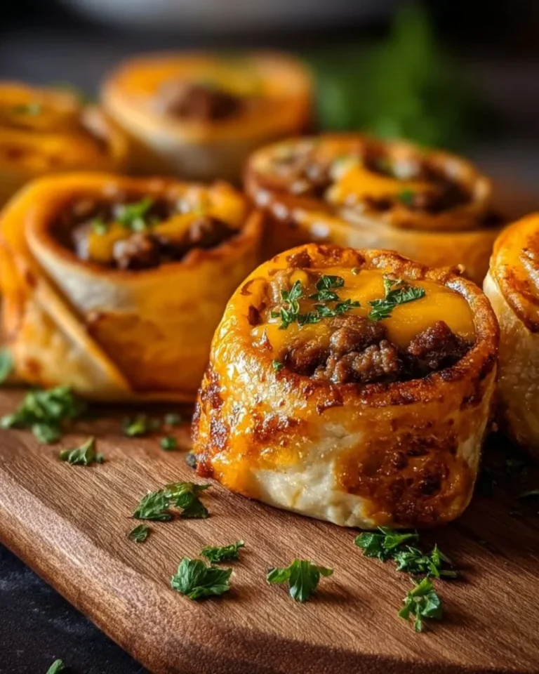 Garlic Butter Beef Cheeseburger Rollups 3 Garlic Butter Beef Cheeseburger Rollups