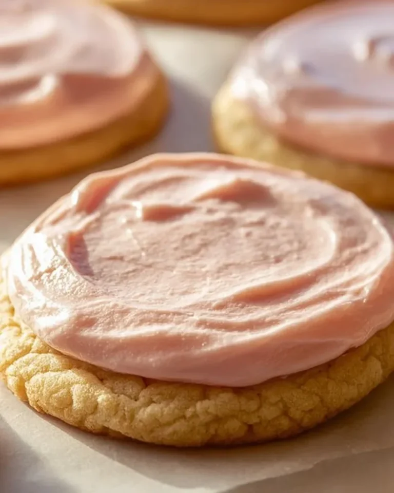 Giant Pink Sugar Cookies 3 Giant Pink Sugar Cookies