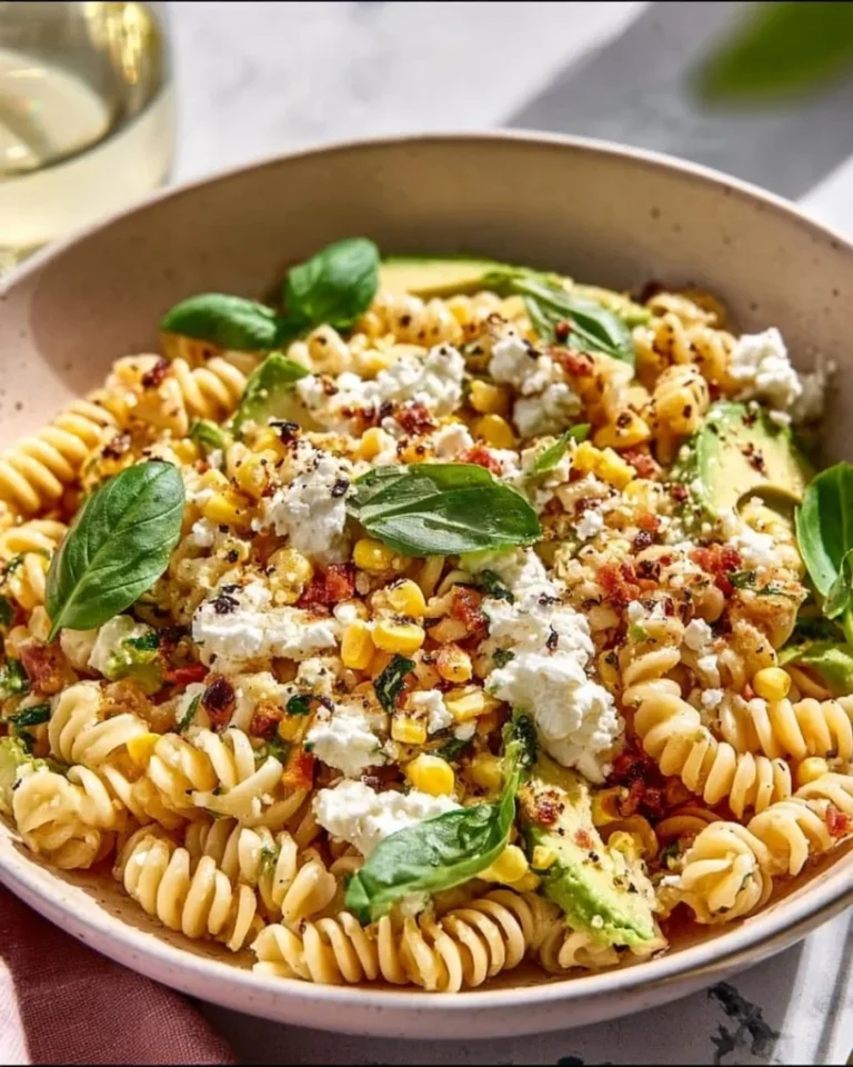 Juicy Street Corn Pasta Salad