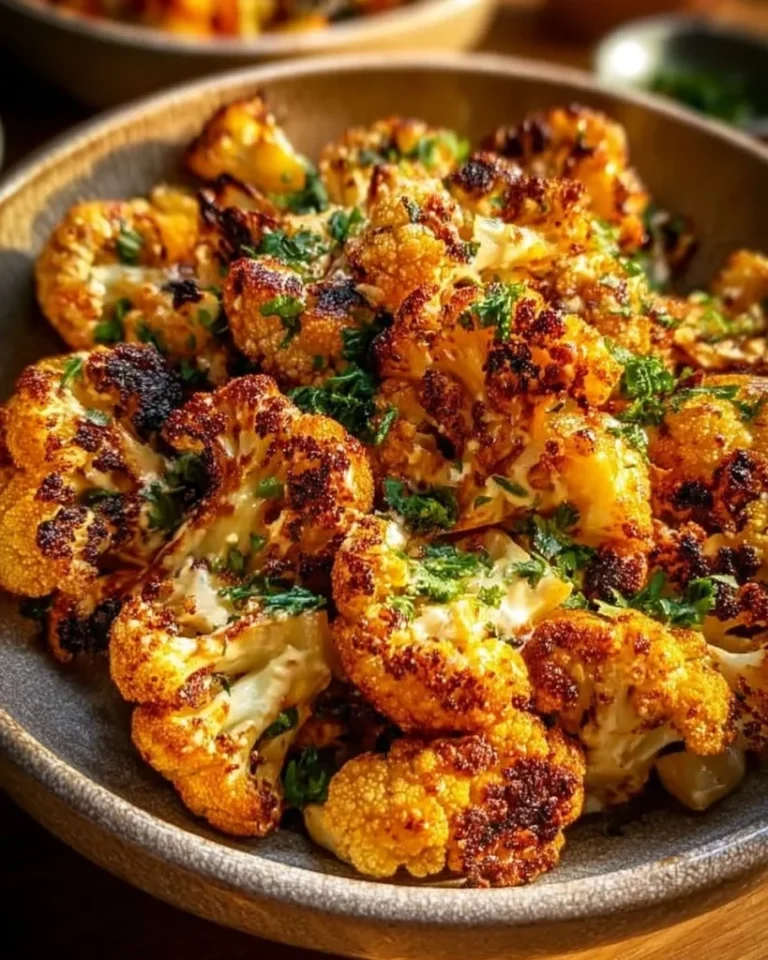 Moroccan Cauliflower with Tahini-Honey