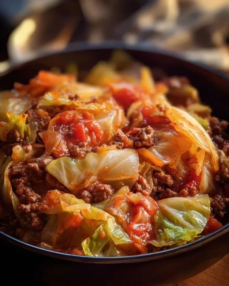 Slow Cooker Unstuffed Cabbage Rolls