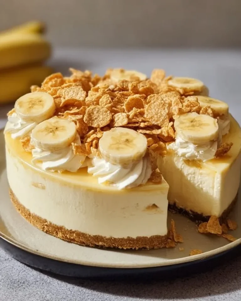 Banana Pudding Crunch Cheesecake