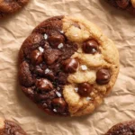Delicious brookie cookies combining brownie and cookie textures