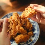 Delicious Copy Cat KFC Fried Chicken served on a plate