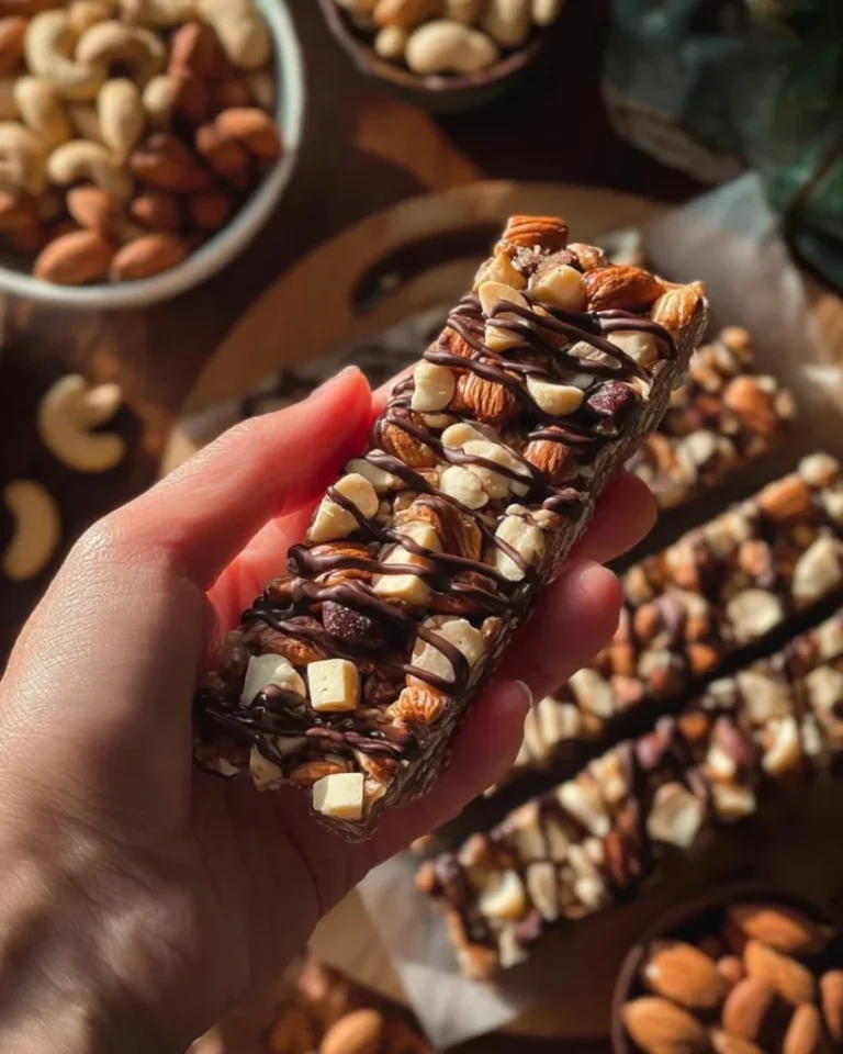 Dark Chocolate and Sea Salt Nut Bars
