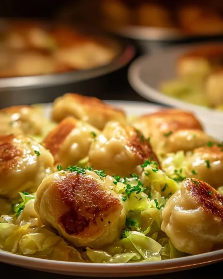 German Cabbage Dumpling Supper