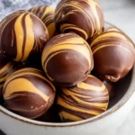 Keto peanut butter chocolate fat bombs, a delicious low-carb dessert