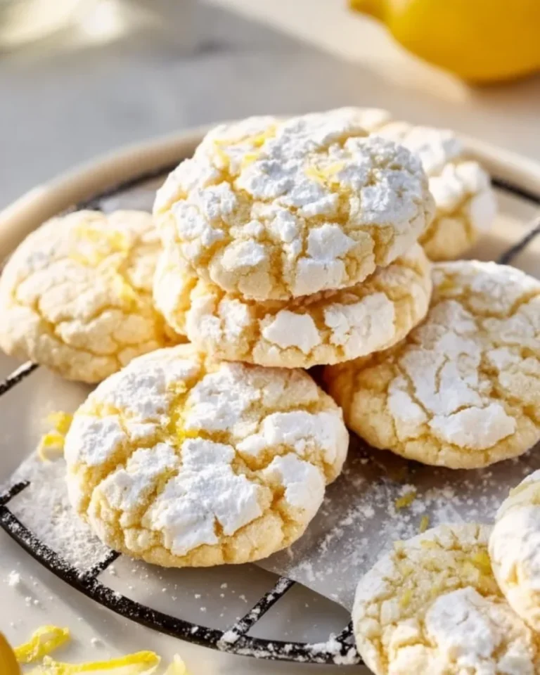 Lemon Crinkle Cookies