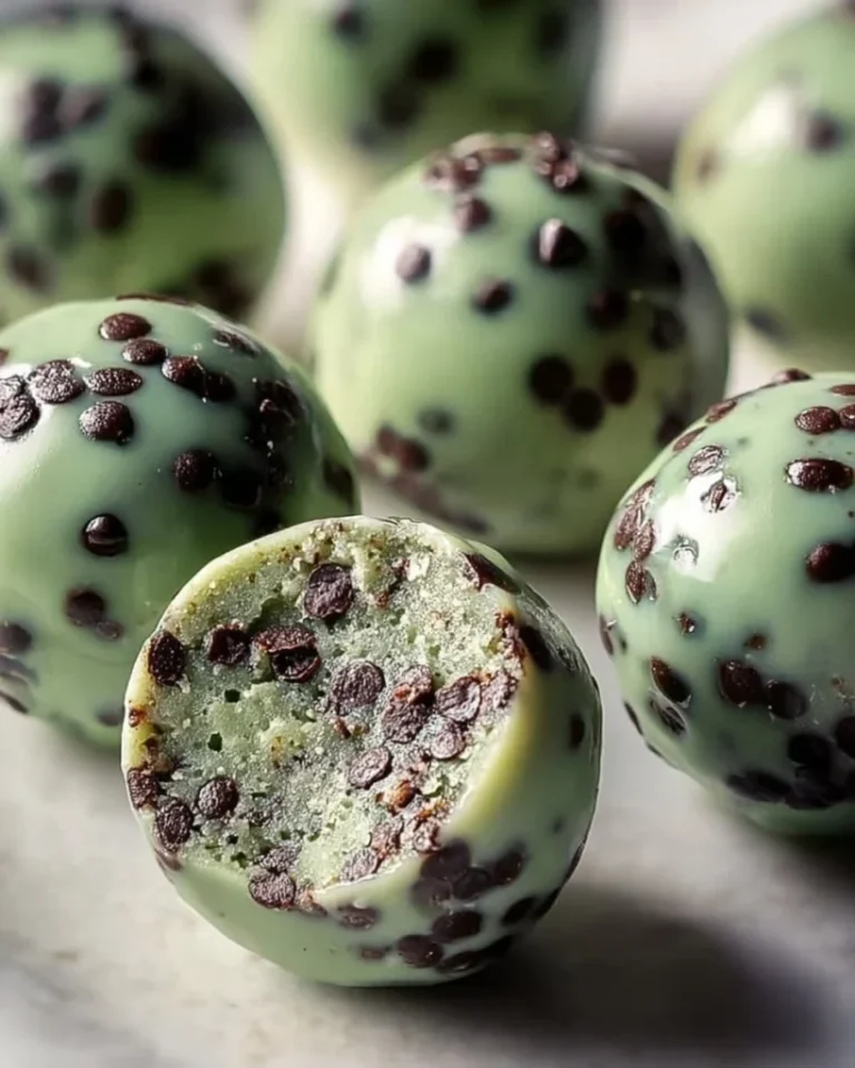 Mint Chocolate Chip Protein Balls