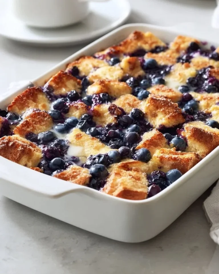 Quick Blueberry French Toast Casserole 3 Quick Blueberry French Toast Casserole