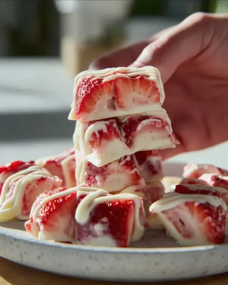 Strawberry High Protein Yogurt Bites 3 Strawberry High Protein Yogurt Bites