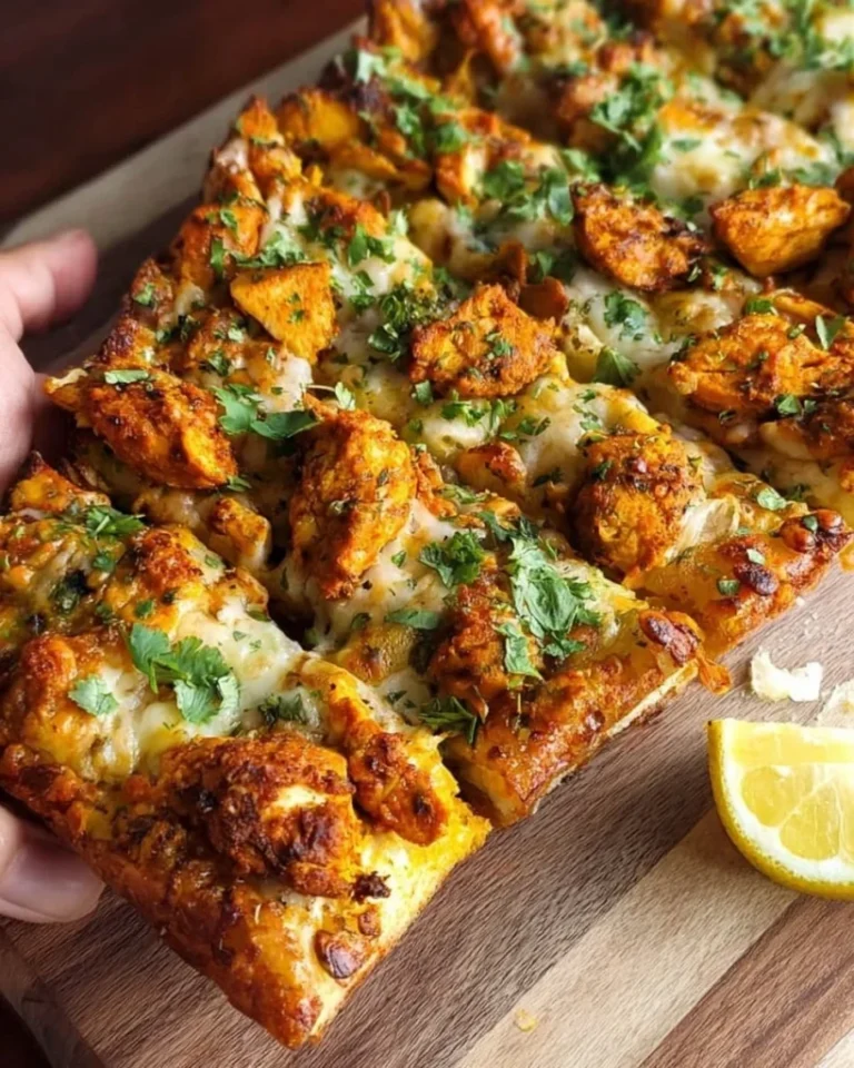 Tandoori Chicken Garlic Bread