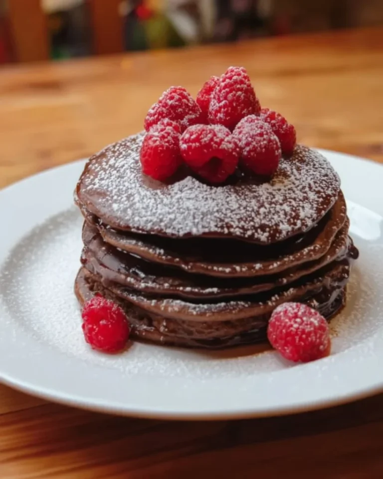 Chocolate Pancakes 3 Chocolate Pancakes