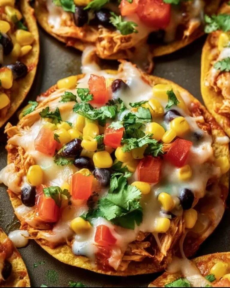 Crispy Rotisserie Chicken Tostadas