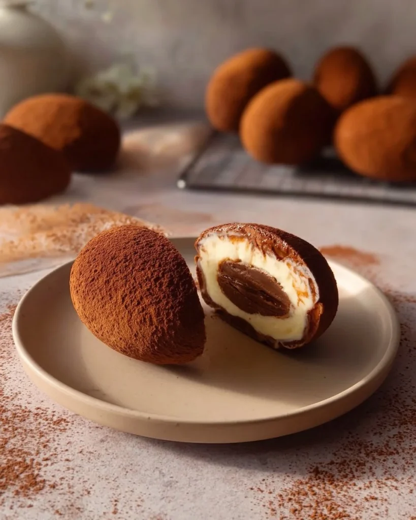 Delicious frozen tiramisu bites, a sweet dessert treat perfect for any occasion