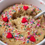 Bowl of Healthy Sugar Cookie Protein Baked Oats topped with fresh fruit and nuts