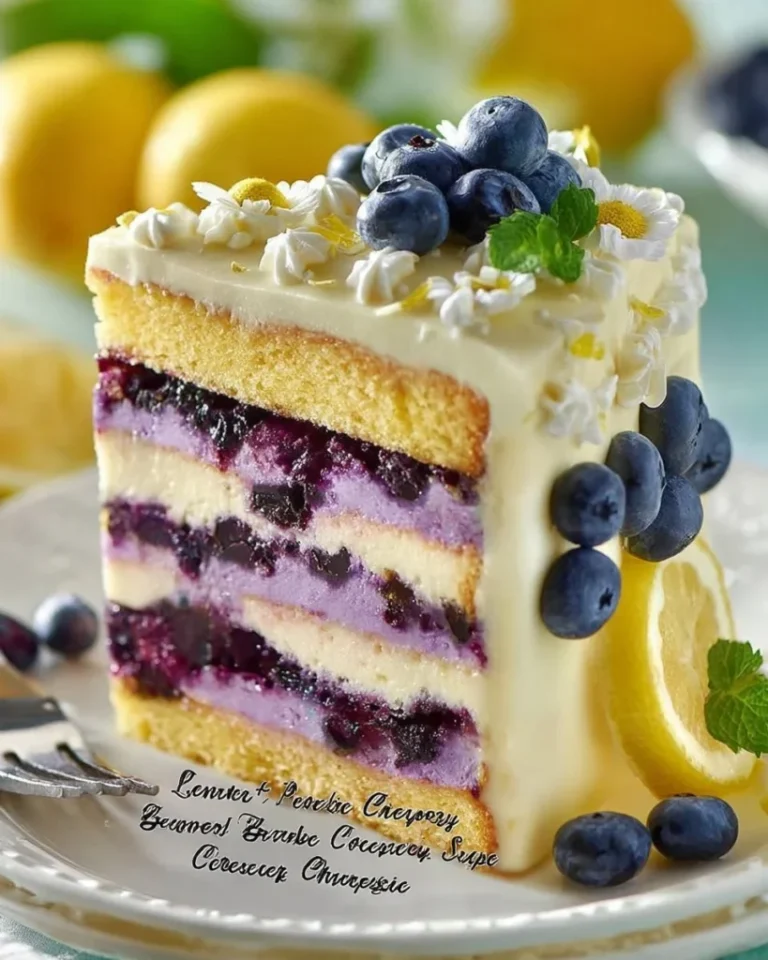 Lemon Blueberry Cheesecake