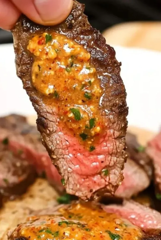 Sizzling Cowboy Butter Steak Recipe
