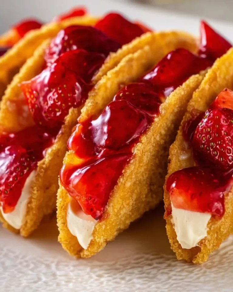 Strawberry Cheesecake Tacos 3 Strawberry Cheesecake Tacos