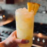 Refreshing two ingredient summer cocktail served in a glass