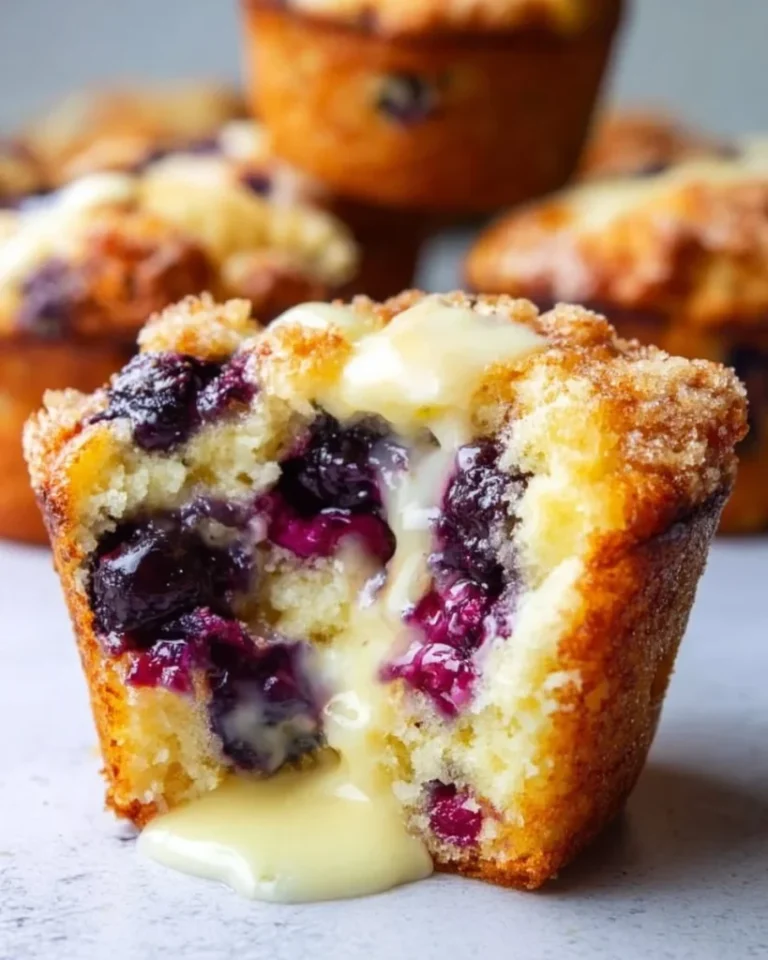 Blueberry Cream Cheese Muffins