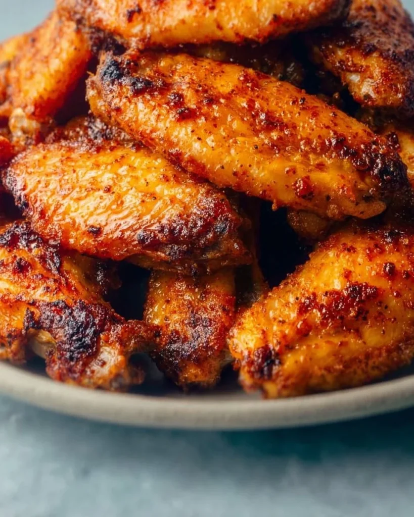 Delicious dry rub chicken wings seasoned to perfection