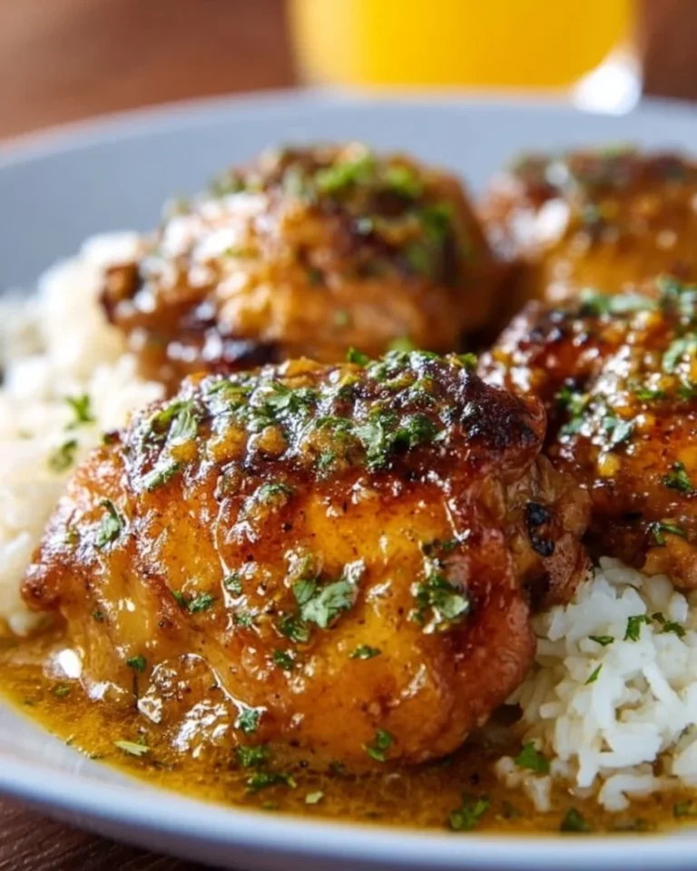 Easy Crockpot Chicken Thighs with Creamy Gravy