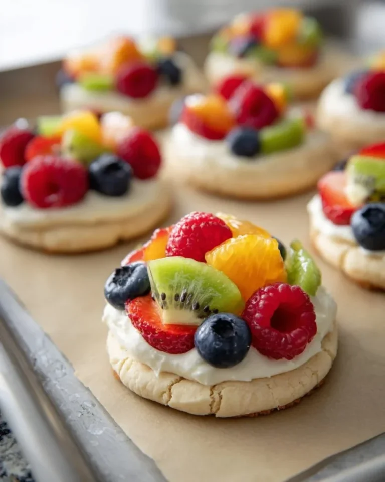 Fruit Pizza Cookies 3 Fruit Pizza Cookies