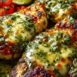 Grilled salsa verde chicken with pepper jack cheese