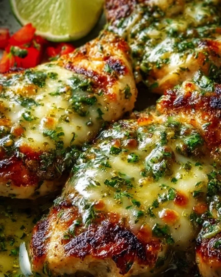 Grilled Salsa Verde Pepper Jack Chicken