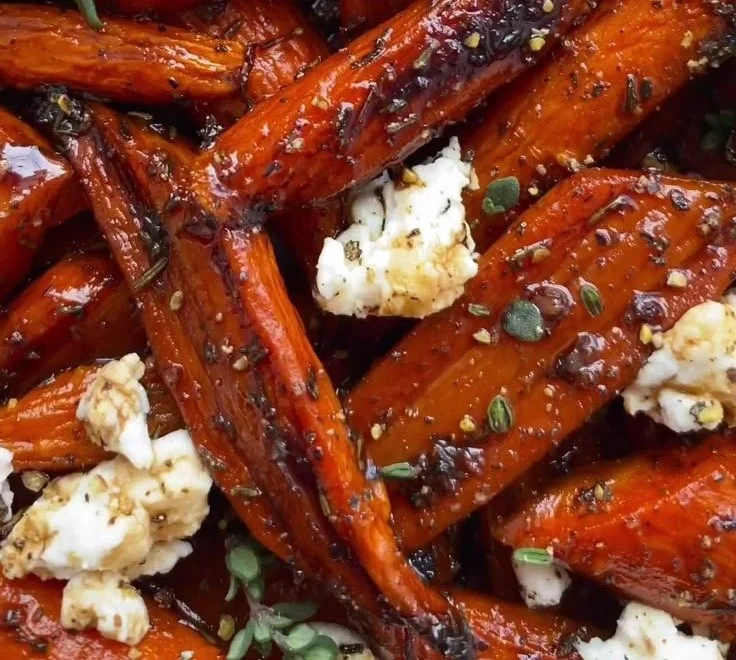 Honey Balsamic Roasted Carrots 3 Honey Balsamic Roasted Carrots