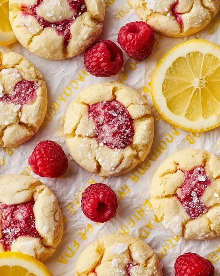 Lemon Raspberry Cookies