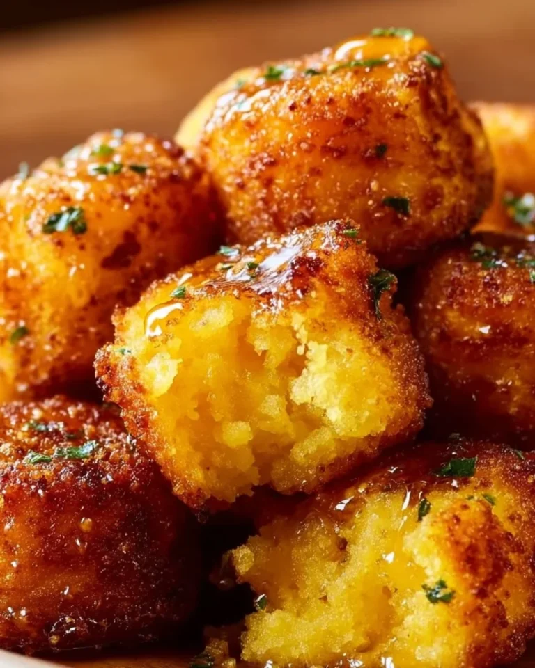 Southern-Style Honey Butter Cornbread Poppers