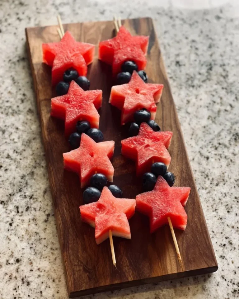 Star-Spangled Fruit Skewers 3 Star-Spangled Fruit Skewers