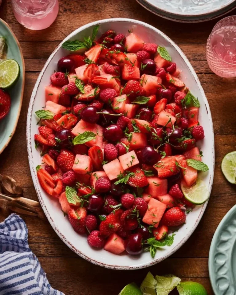 Watermelon Fruit Salad 3 Watermelon Fruit Salad